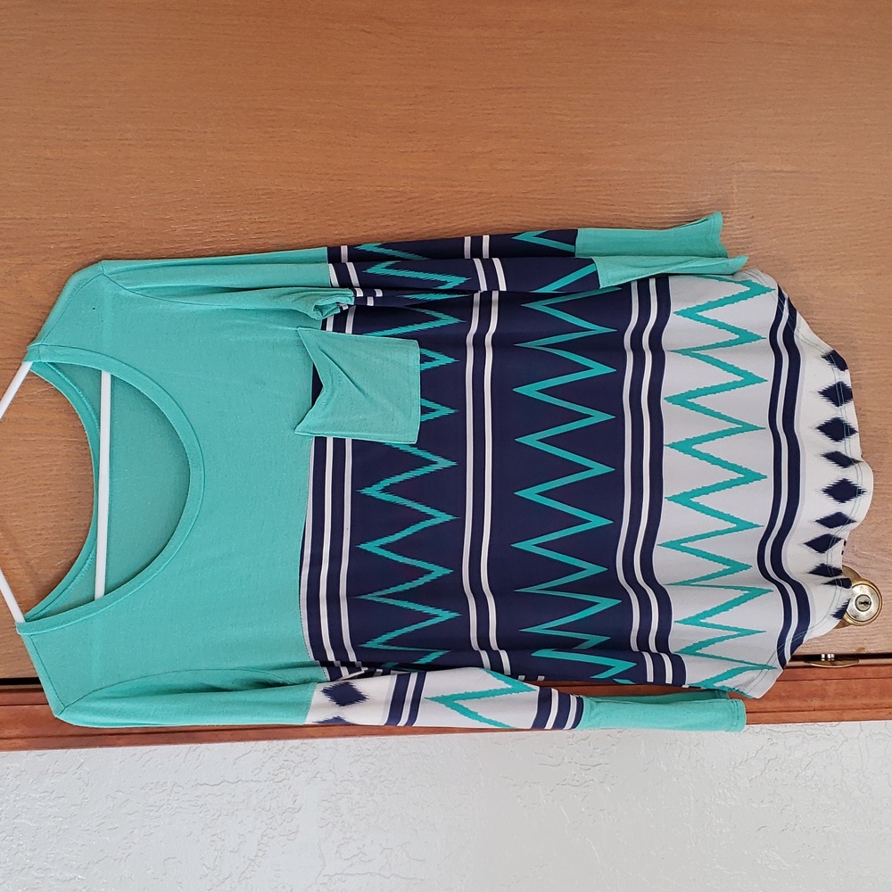 Women's Chevron Tunic, Size L